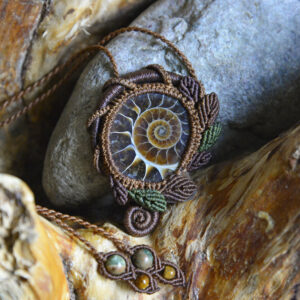 Necklace with Ammonite