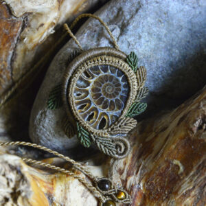 Necklace with Ammonite